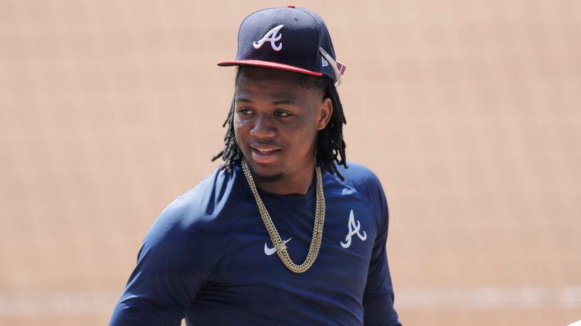 Braves top prospect Acuna's SunTrust debut only a tease