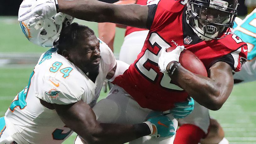 Atlanta Falcons RB Tevin Coleman breaks through 