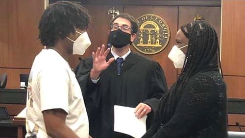 For free, weddings are offered by the Cobb County Magistrate Court only by appointment, with Chief Magistrate Judge Brendan F. Murphy shown here. (Courtesy of Cobb County)