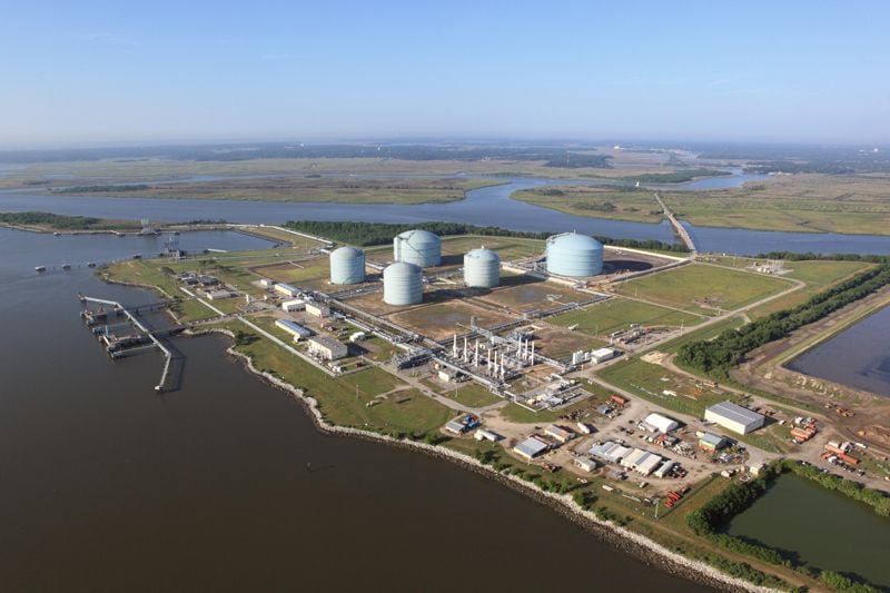 A recent Biden administration decision on liquid natural gas, or LNG, exports has stalled plans to expand Southern LNG’s Elba Island terminal. (AJC file photo)