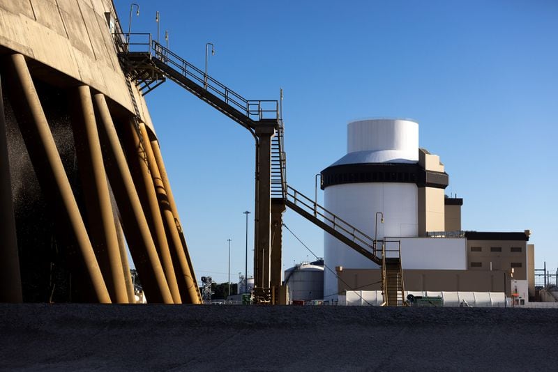 Unit 4 is seen at Plant Vogtle, operated by Georgia Power Co., in east Georgia's Burke County near Waynesboro, on Wednesday, May 29, 2024. (Arvin Temkar / AJC)