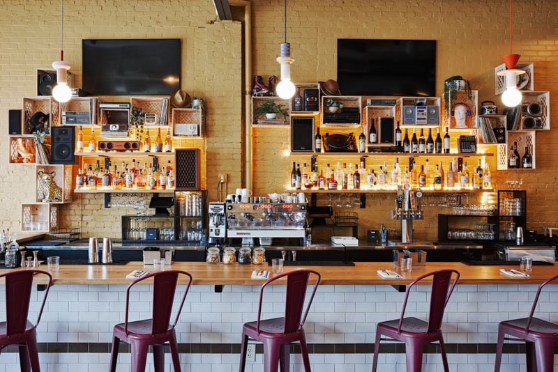 Marcus Samuelsson's new restaurant on the Old Fourth Ward's Edgewood Avenue includes a full bar. Courtesy of Andrew Thomas Lee