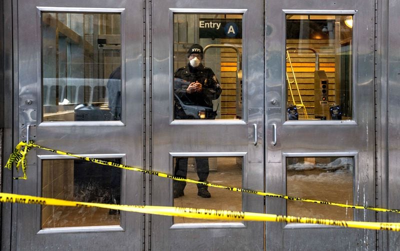 A mentally ill homeless man was charged Sunday for a grizzly stabbing spree on the A train on Saturday that left two people dead and the city gripped with fear. 