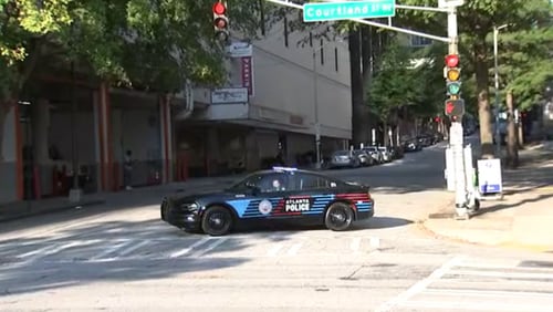 A man was shot and killed Sunday morning in downtown Atlanta, police said.