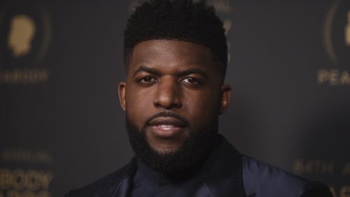 Emmanuel Acho attends the 84th Annual Peabody Awards on Sunday, June 9, 2024, in Beverly Hills, Calif. He will be in Atlanta Aug. 18 at The Temple. (Photo by Richard Shotwell/Invision/AP)