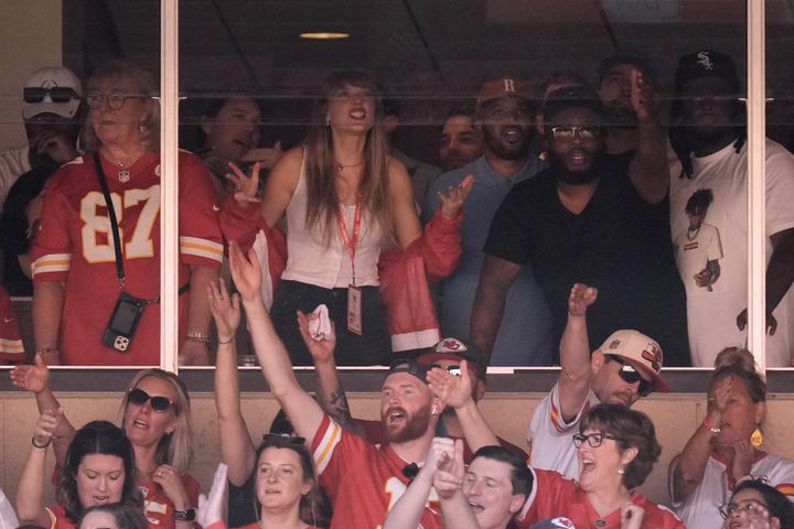 Taylor swift at Chiefs games