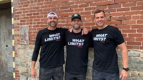 Founders of ThunderMeet Endurance after a run with Georgia Works. (L-R: Jon Lacy, Nate Rozell and Jack Johnson).