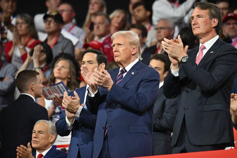 Republican presidential candidate former President Donald Trump attends the third day of the Republican National Convention, Wednesday, July 17, 2024, in downtown Milwaukee, WI. (Hyosub Shin / AJC)