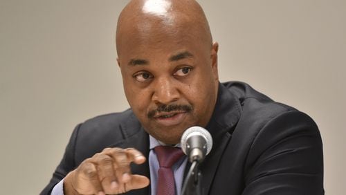 Kwanza Hall was on of the few candidates in the crowded race to later endorse Bottoms during her runoff with Mary Norwood. He landed a job in Bottoms administration last year, a position that a report issued friday found violated the city charter. HYOSUB SHIN / HSHIN@AJC.COM