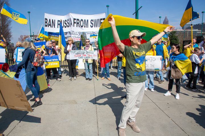 Stand with Ukraine Rally in Atlanta 

