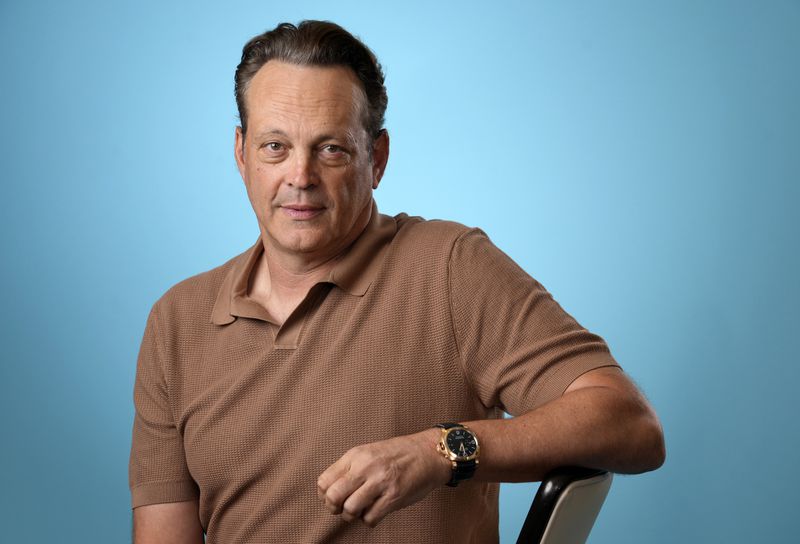 Vince Vaughn, a cast member and executive producer of the Apple TV+ series "Bad Monkey," poses for a portrait at the Four Seasons Hotel, Tuesday, Aug. 6, 2024, in Los Angeles. (AP Photo/Chris Pizzello)