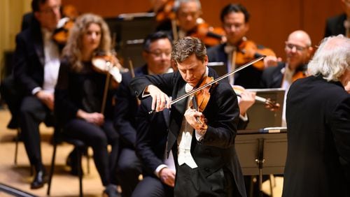 James Ehnes performed the Tchaikovsky violin concerto with the Atlanta Symphony Orchestra Thursday night. Contributed by Rand Lines