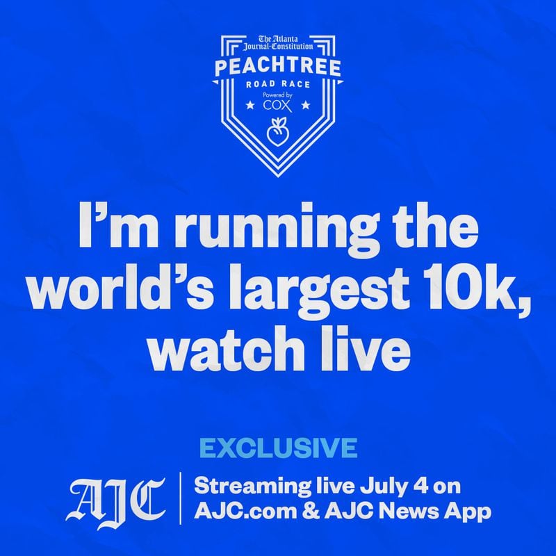 AJC Peachtree Road Race image for social posts