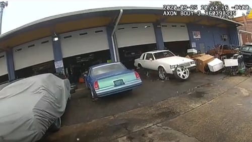 Atlanta police recovered six stolen cars and 12 stolen engines from an automotive repair shop.