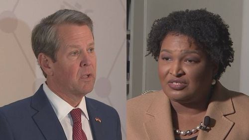 A federal judge sided with Democrat Stacey Abrams in ruling that Republican Gov. Brian Kemp's leadership committee can’t raise any more money unless he becomes the party’s nominee, either by winning the May 24 GOP primary or a runoff four weeks after that.
