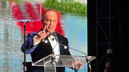 Hilton Howell, CEO of Atlanta-based Gray Television, at a gala celebrating the opening of Assembly Studios in 2023. RODNEY HO/rho@ajc.com