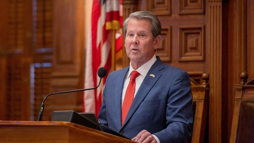 Georgia Gov. Brian Kemp has signed into law a bill enshrining modest protections for tenants. (Arvin Temkar/The Atlanta Journal-Constitution/TNS)