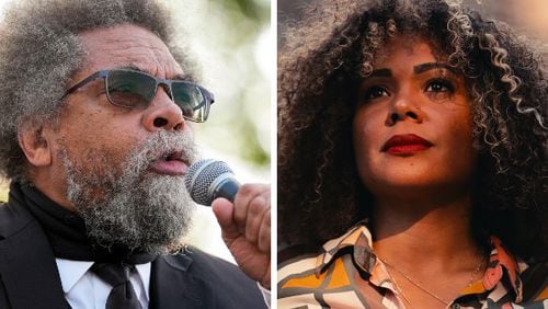 Cornel West (left) and Claudia De la Cruz were both disqualified as independent candidates from Georgia’s presidential ballot.