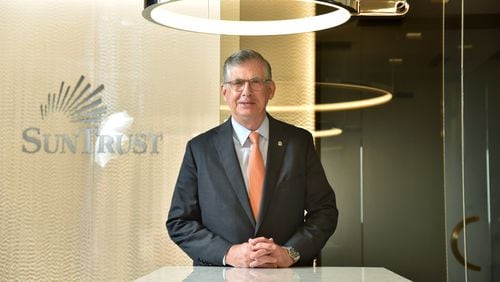 William Rogers, former CEO of SunTrust, will be named CEO of Truist next month. The promotion was previously announced as a plan for the heads of both SunTrust and BB&T to have a turn as CEO of the new company. (2019 file photo) HYOSUB SHIN / HSHIN@AJC.COM