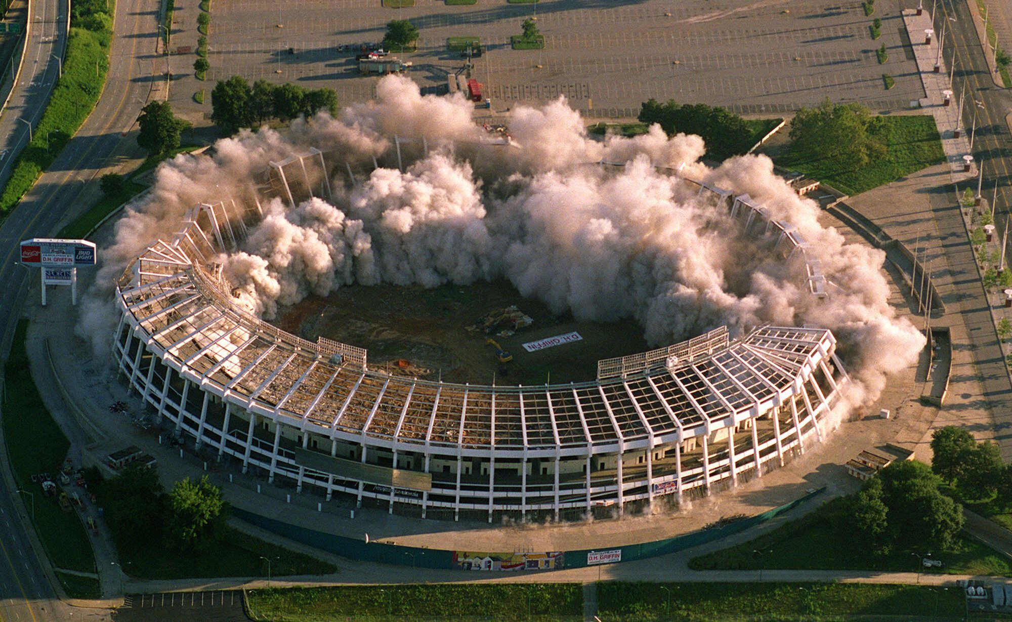 Photos: Atlanta-Fulton County Stadium demolition