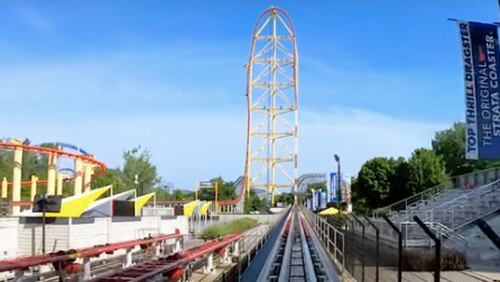 Roller coaster closed after object flies off ride injures 1