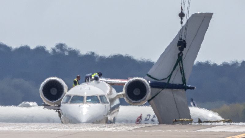 The scene at Hartsfield-Jackson International Airport on Tuesday.
