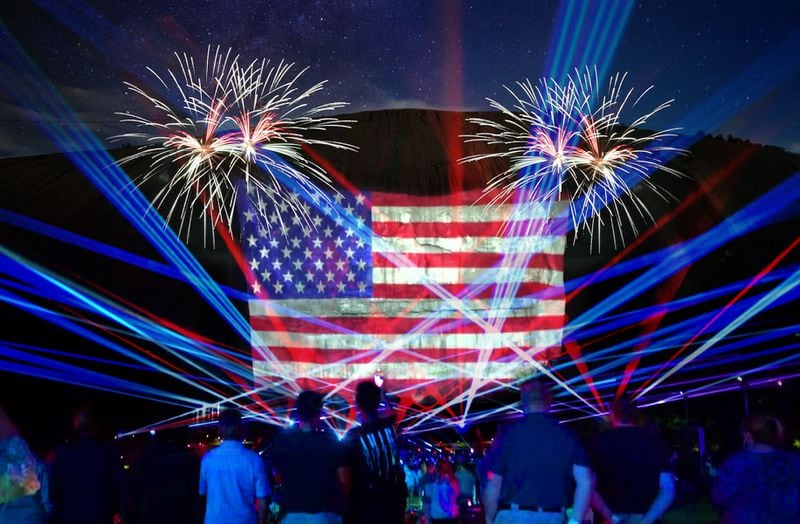 The Fantastic Fourth Celebration at Stone Mountain Park will feature all-day family-friendly activities and a drone and light show set to music in the evening.
(Courtesy of Stone Mountain Park)