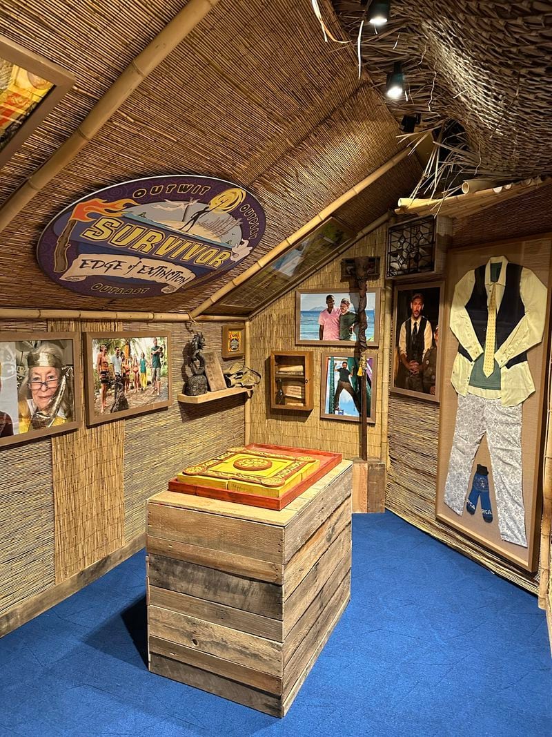 The Ron Clark "Survivor" memorabilia room at his Ron Clark Academy from season 38 in which he participated that aired in 2019 on CBS. RODNEY HO/rho@ajc.com