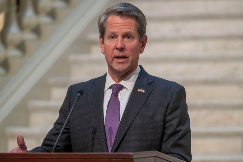 Gov. Brian Kemp, seen here in March, recently lifted many of the state's remaining coronavirus restrictions. (Alyssa Pointer / Alyssa.Pointer@ajc.com)