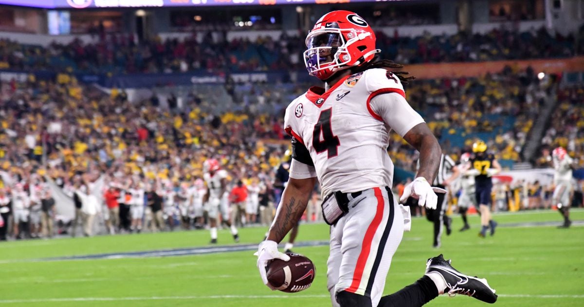 Georgia running back James Cook pulls out of Senior Bowl