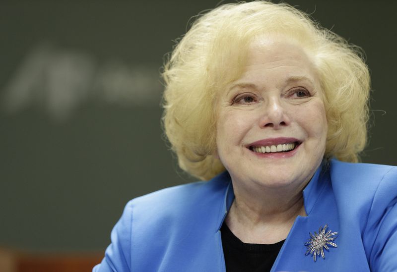 FILE - Associated Press retired Special Correspondent Linda Deutsch poses for a photo in Los Angeles, June 6, 2019. (AP Photo/Damian Dovarganes, File)