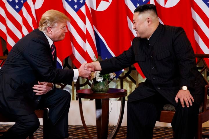 Photos: Trump meets with North Korea's Kim Jong Un in Vietnam