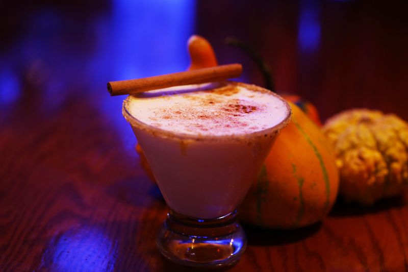 Drink your favorite Thanksgiving dessert with the Pumpkin Pie Martini at Sage Woodfire Tavern. Credit: Courtesy of Sage Woodfire Tavern
