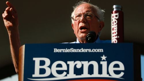 Democratic presidential candidate and U.S. Sen, Bernie Sanders (I-Vt.) speaks at a campaign event, Saturday, May 18, 2019, in Augusta. (Photo: ELIJAH NOUVELAGE/SPECIAL)