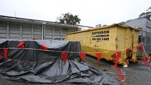 Nov 12, 2018 Chamblee: A construction dumpster and covered materials are seen at Dekalb County’s Dresden Elementary School on Monday, Nov. 12, 2018, in Chamblee. Curtis Compton/ccompton@ajc.com