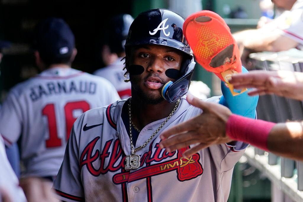 Acuña goes deep again, leads Fried, Braves over Brewers