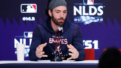 Free-agent shortstop Dansby Swanson has not decided on a team yet. (Miguel Martinez / miguel.martinezjimenez@ajc.com)