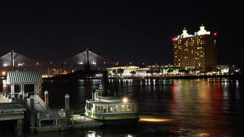 File photo of Savannah riverfront.