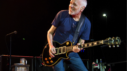 Peter Frampton will say goodbye to Atlanta in August.