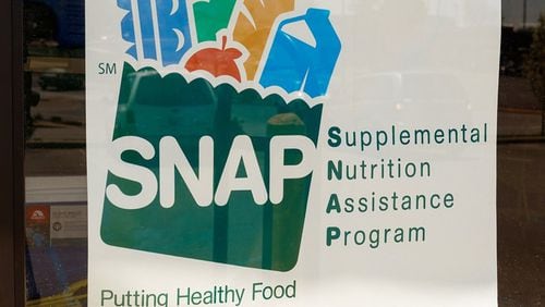 The number of people receiving food stamps in Georgia has dropped by nearly 200,000 in less than a year, according to state numbers. File photo.