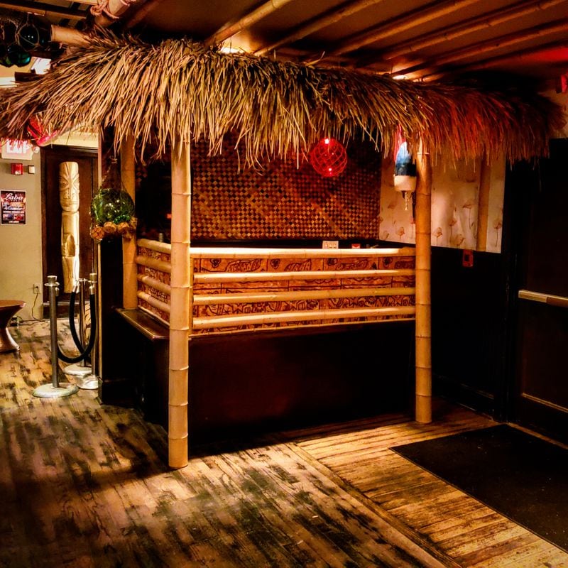 The interior of Tiki Tango