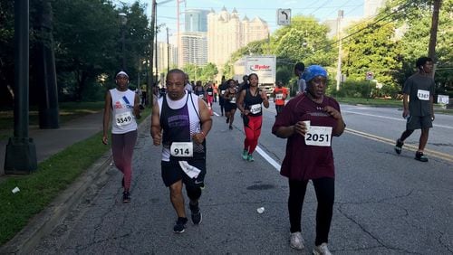The Atlanta HBCU Alumni Alliance hosted its 12th annual HBCU Run/Walk on Saturday, June 29, 2019, at Piedmont Park. Over the years, the organization has raised more than $1.5 million for scholarships for metro Atlanta students attending HBCUs across the country. (Photo: TIA MITCHELL/TIA.MITCHELL@AJC.COM)