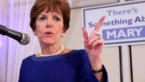 Mary Norwood at her election night party at Park Tavern in 2017. Curtis Compton/ccompton@ajc.com