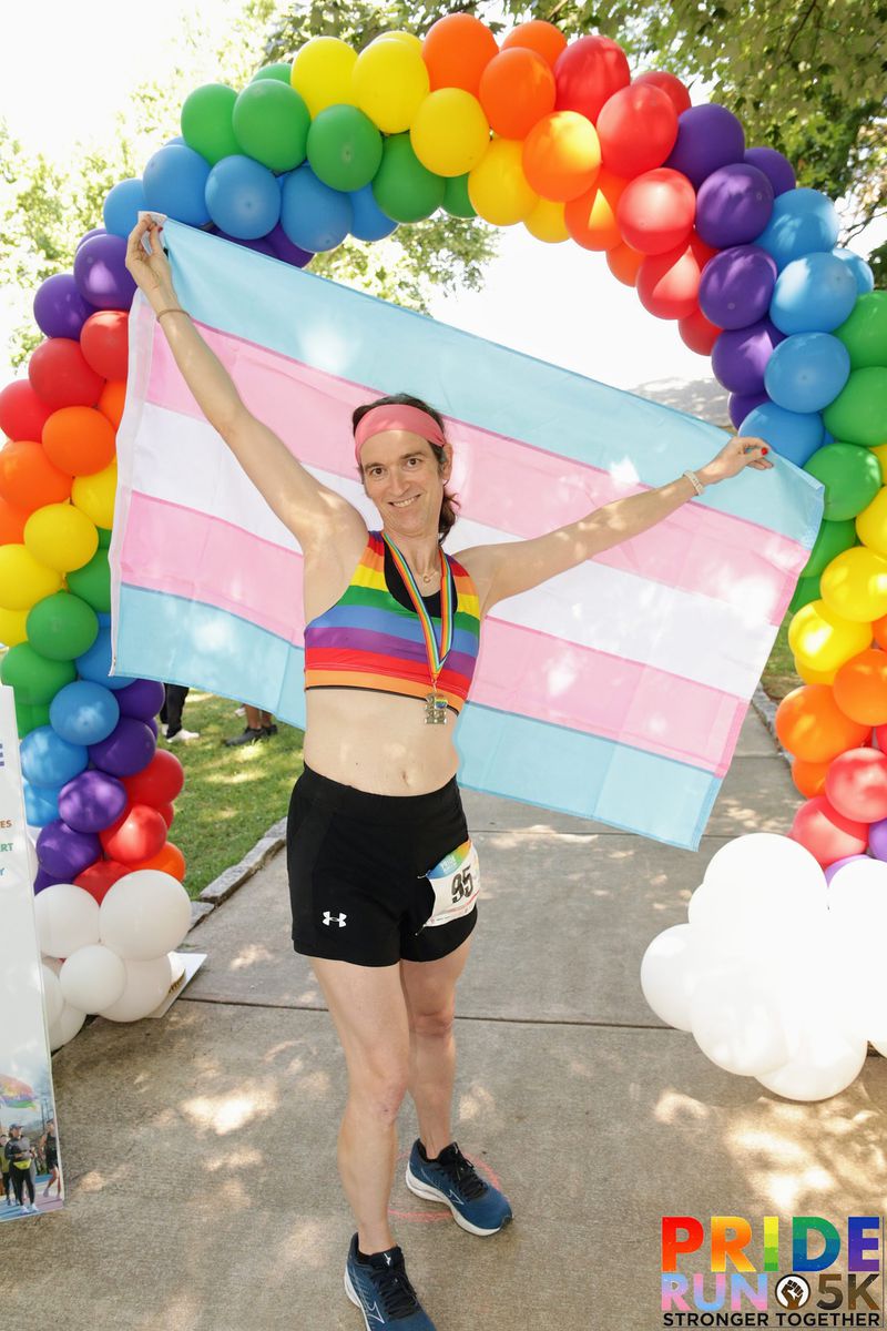 Shannon Browning ran the Atlanta Pride Run 5K in 2023. (Courtesy of True Speed Photo)