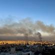 Smoke rises from Israeli airstrikes in the southern suburbs of Beirut, Lebanon, Saturday, Sept. 28, 2024. (AP Photo/Hussein Malla)