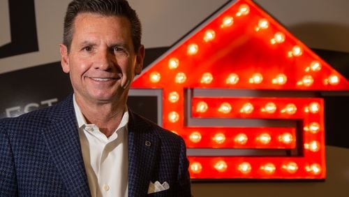 Portrait of CEO Pat Flood at the Supreme Lending Southeastern region offices in Alpharetta on Wednesday January 20, 2021. For a story on the Top Workplace midsize category.PHIL SKINNER FOR THE ATLANTA JOURNAL-CONSTITUTION.