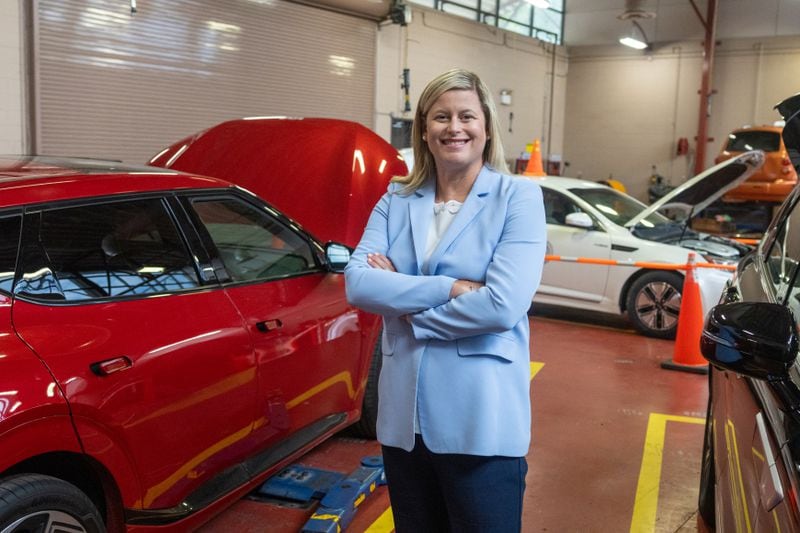 Anna Chafin poses for a photo at Savannah Technical College on Tuesday, July 16, 2024 in Savannah, GA. (AJC Photo/Katelyn Myrick)