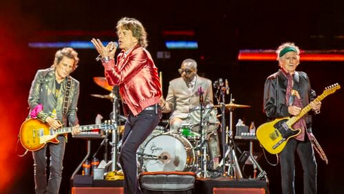 Atlanta, GA: The Rolling Stones play for crazed fans singing along to every word at Mercedes Benz Stadium on the Hackney Diamonds Tour. Photo taken Friday June 7, 2024. 060924 aajc rolling stones review (RYAN FLEISHER FOR THE ATLANTA JOURNAL-CONSTITUTION)