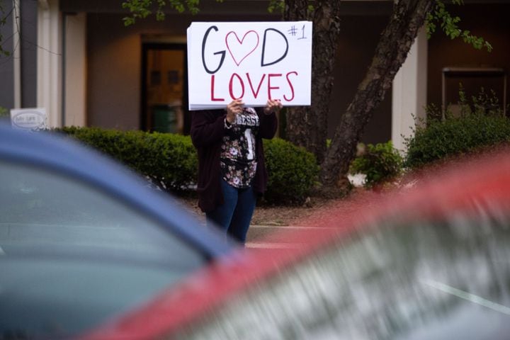 Christians celebrate Easter with drive-in service