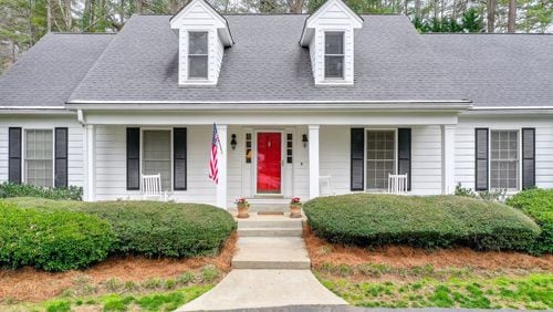 A recently listed home from Compass Real Estate at 4847 Post Oak Tritt Road in Roswell. Roswell's walkability and downtown area make it popular among homebuyers, but inventory in the area is at a 10-year low.